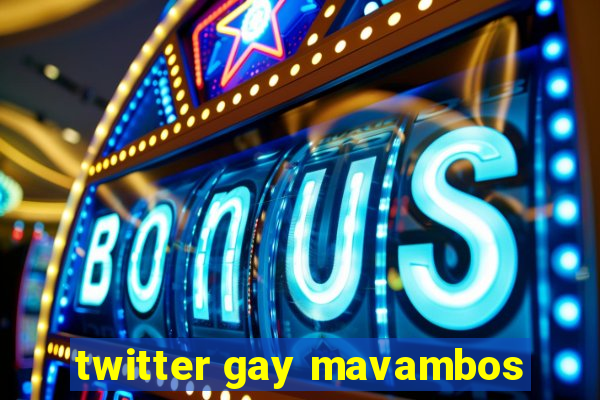twitter gay mavambos