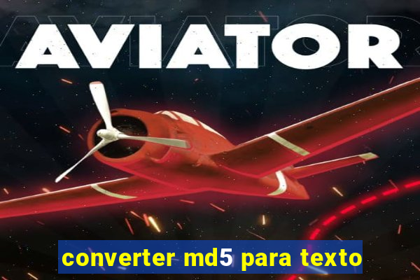 converter md5 para texto