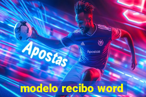 modelo recibo word