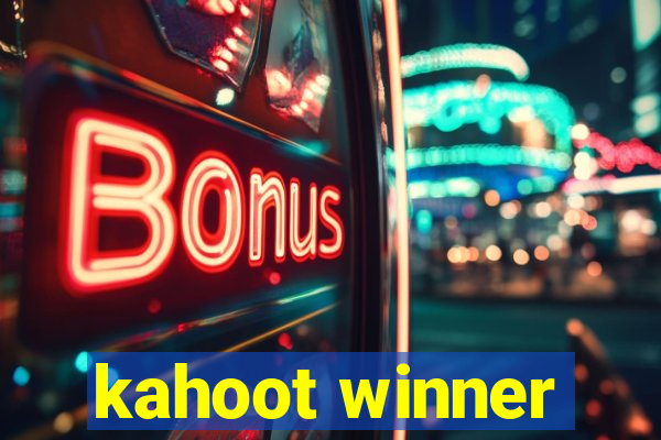 kahoot winner