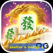 analise o codigo a seguir 1 import javax.swing.joptionpane