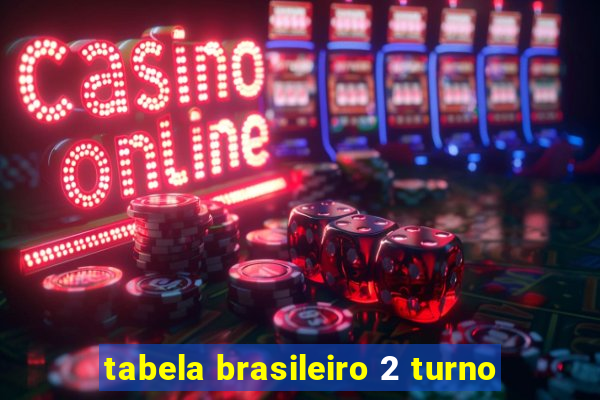 tabela brasileiro 2 turno