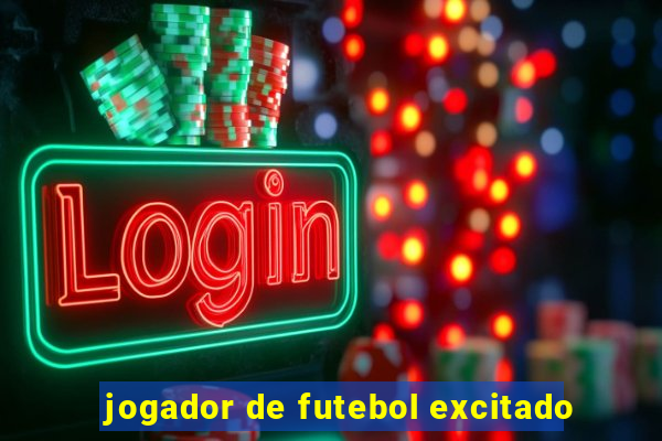 jogador de futebol excitado