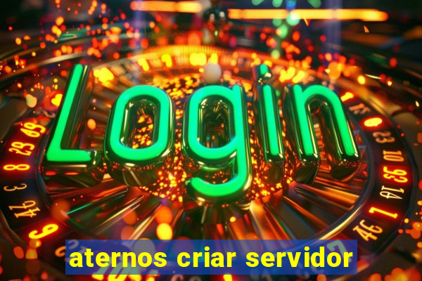 aternos criar servidor