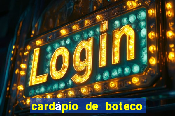 cardápio de boteco pinguim assis brasil
