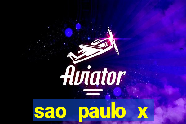 sao paulo x palmeiras palpites
