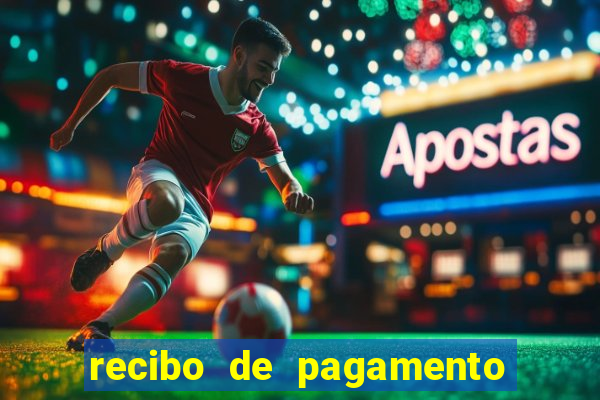 recibo de pagamento simples word