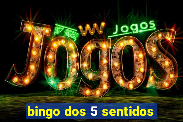 bingo dos 5 sentidos